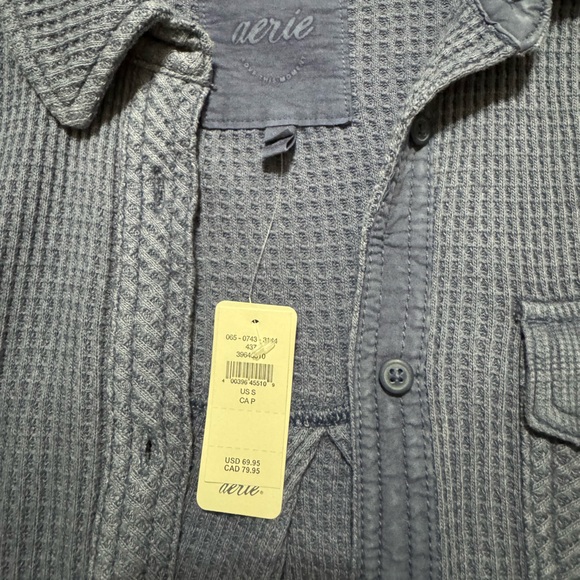 Aerie waffle button up - Picture 2 of 3